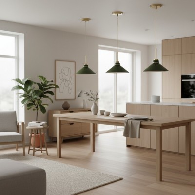 Lampada a sospensione moderna Aurenza Farmhouse - Paralume regolabile per un'atmosfera calda T284