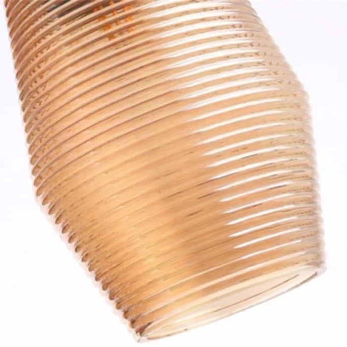 Skleněná závěsná lampa Apera