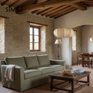 Modern Creative Flat Round Silk Pendant Lamp M25