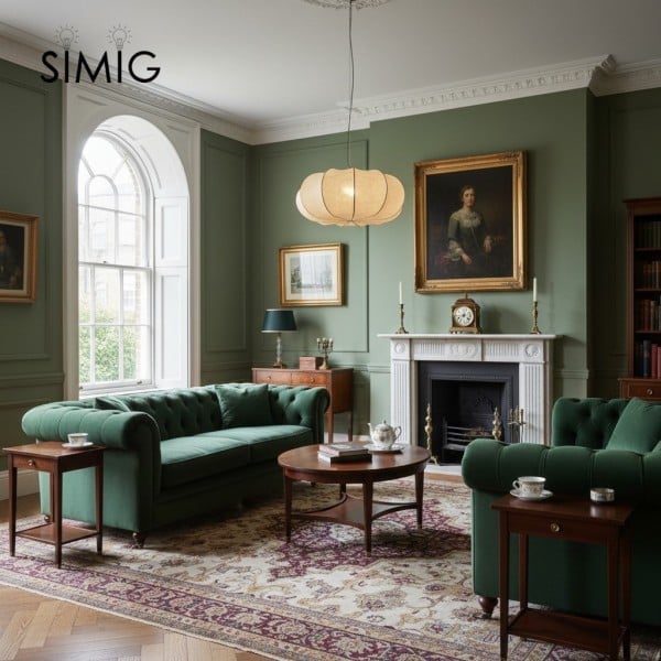 Modern Creative Flat Round Silk Pendant Lamp M25