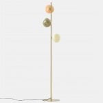 Clinco Modern Mushroom Floor Lamp - Colored Glass Design T417