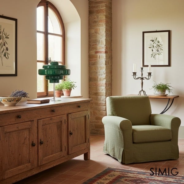 Koloro Multi-Layer Table Lamp - Vintage Glass and Metal for Living Room T276