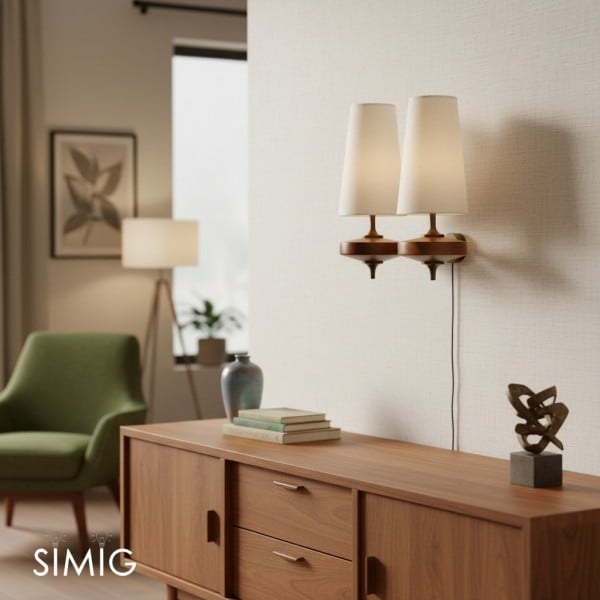 Chrona Rho Fabric Sculpt Wall Lamp - Artistic Contemporary Style T122