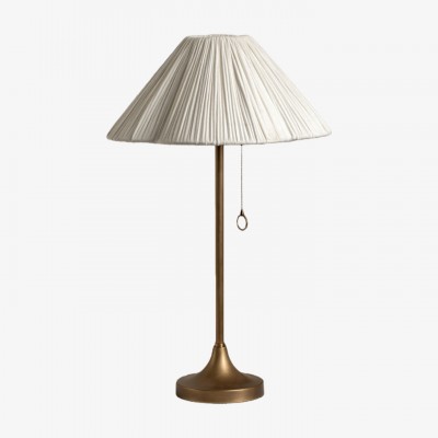 Blossom tafellamp met geplooide kap – Klassieke woonkamerverlichting T444
