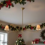 Capirise Scalloped Linen Brass Wall Lamp T228