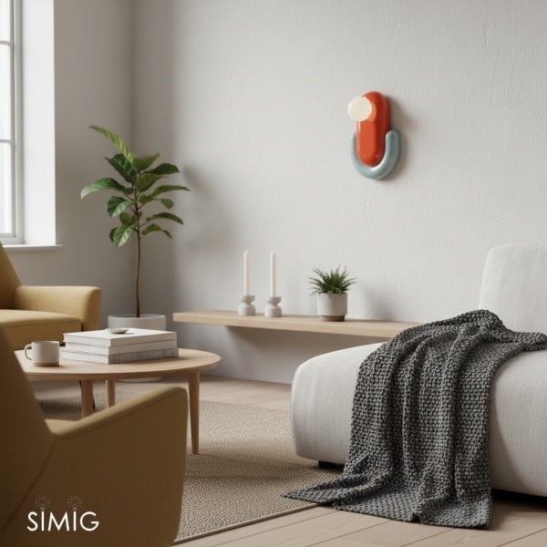 Colorful Ceramic Capsule Wall Light S356