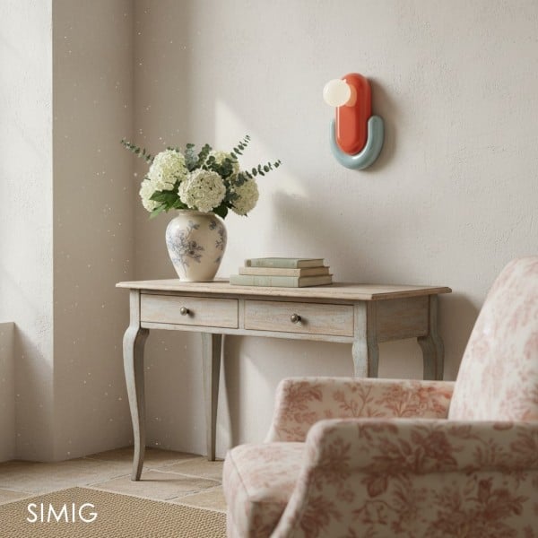 Colorful Ceramic Capsule Wall Light S356