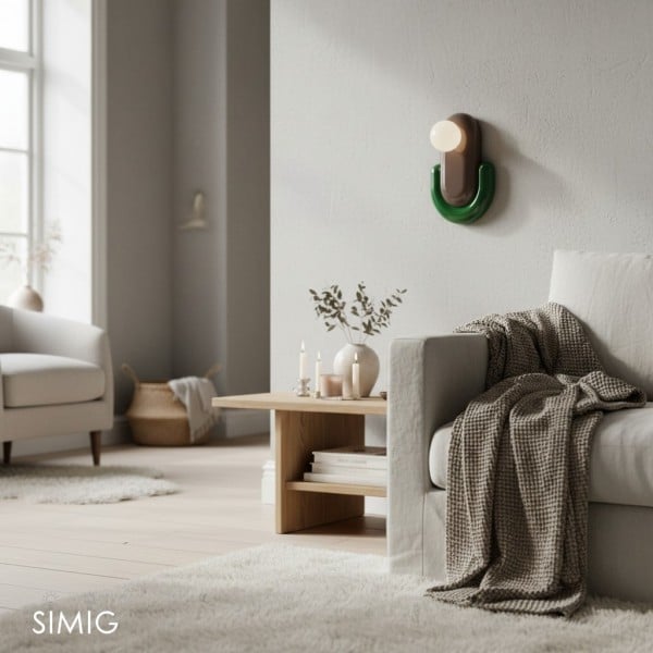 Colorful Ceramic Capsule Wall Light S356