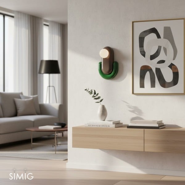 Colorful Ceramic Capsule Wall Light S356