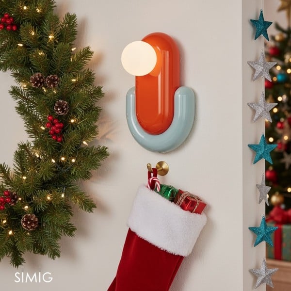 Colorful Ceramic Capsule Wall Light S356