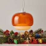 Modern UFO Fabric Pendant Lamp for Dining Room and Living Space S180