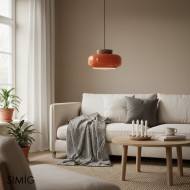 Medieval Bauhaus Disc Orb Maracanã Pendant Light G85