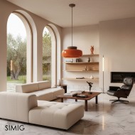 Medieval Bauhaus Disc Orb Maracanã Pendant Light G85