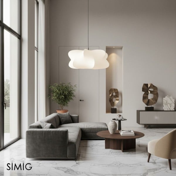Sleek Modern Pendant Light - Adjustable Suspension for Dining Rooms M57