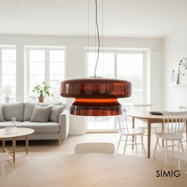 Bohemian Style Minimalist Glass Pendant Lamp M388