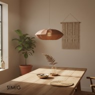 Modern UFO Fabric Pendant Lamp for Dining Room and Living Space S180