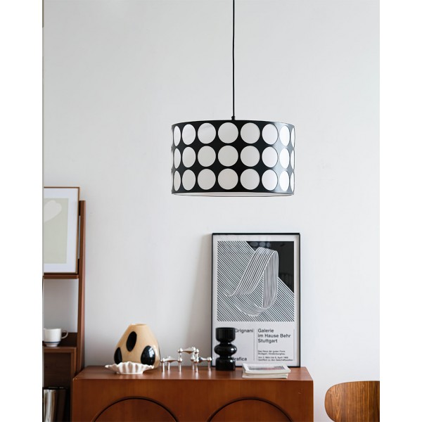 Tygprickig taklampa S365