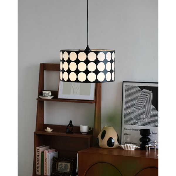 Tygprickig taklampa S365