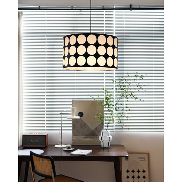 Tygprickig taklampa S365