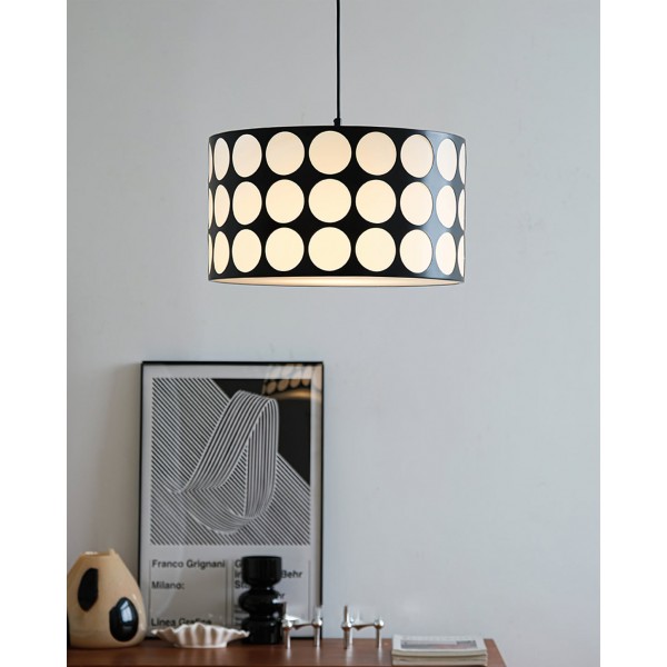 Tygprickig taklampa S365