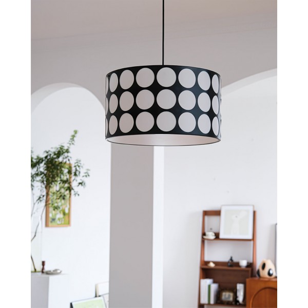 Tygprickig taklampa S365