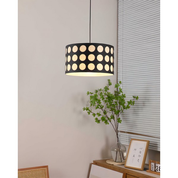 Tygprickig taklampa S365