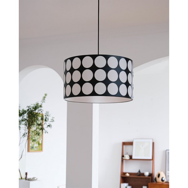 Tygprickig taklampa S365