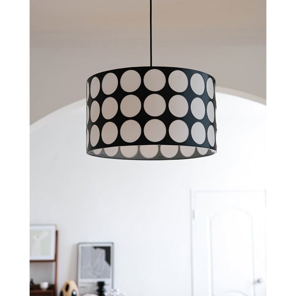 Tygprickig taklampa S365