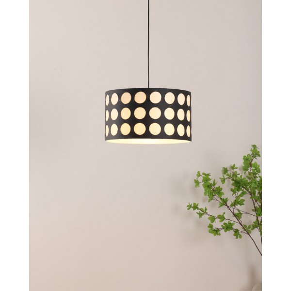 Tygprickig taklampa S365