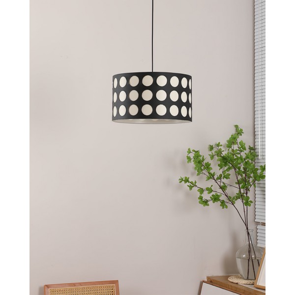 Tygprickig taklampa S365