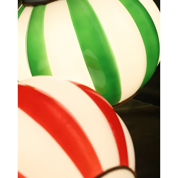 Lampada a sospensione Meira a righe giocose per cucine e sala da pranzo S369