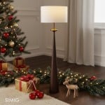 Lampadaire jardin design – Lampe terrasse lumineuse forme lune M03