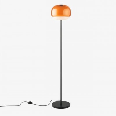 Lampada da terra moderna a forma di fungo Clinco - Design in vetro colorato T417