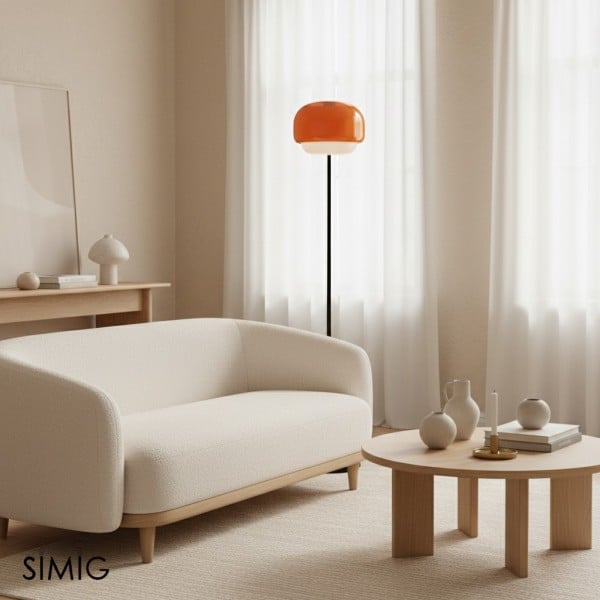 Clinco Vibrant Colored Glass Floor Lamp ‑ Modern Decorative Lighting T417