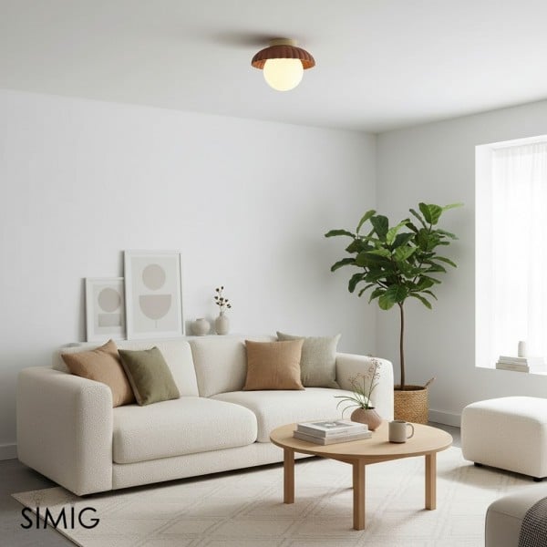 Alien Cream Style Ceiling Light M77