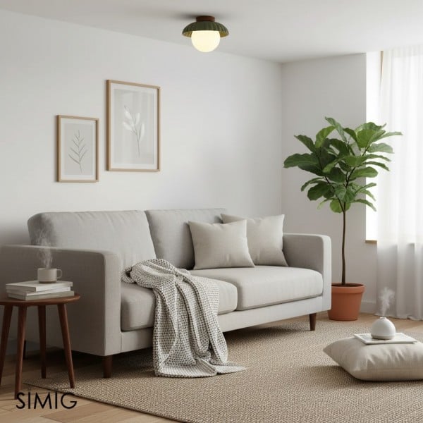 Alien Cream Style Ceiling Light M77