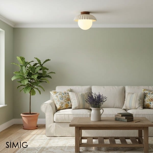 Alien Cream Style Ceiling Light M77