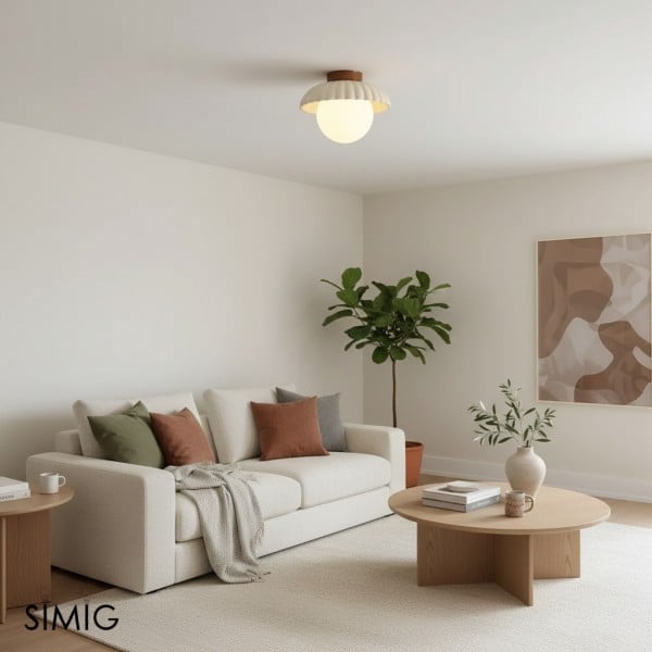 Alien Cream Style Ceiling Light M77