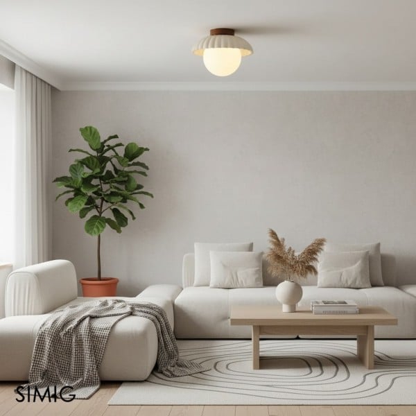 Alien Cream Style Ceiling Light M77