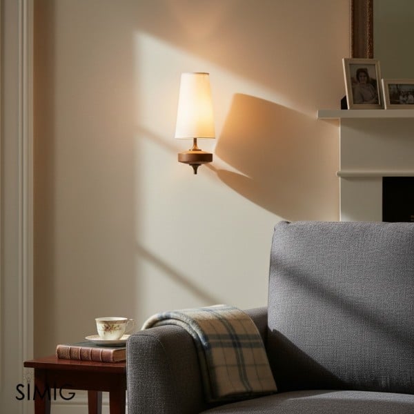 Chrona Rho Fabric Sculpt Wall Lamp - Artistic Contemporary Style T122