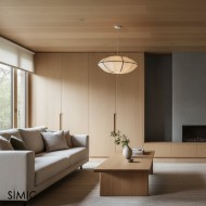 Modern UFO Fabric Pendant Lamp for Dining Room and Living Space S180