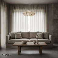 Modern UFO Fabric Pendant Lamp for Dining Room and Living Space S180