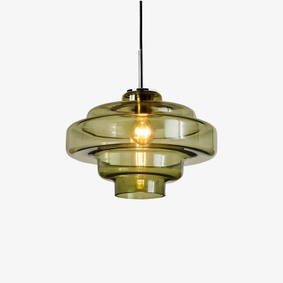 Lampada a sospensione in vetro Koloro Millie - Stile retrò con eleganza moderna T277