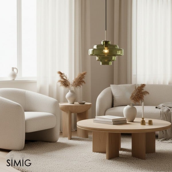 Koloro Multi-Layer Pendant Light - Vintage Metal and Glass for Living Room T277