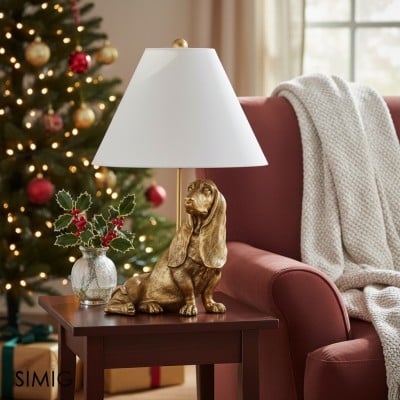 Lampada da tavolo decorativa Pawdia – Grazioso design a forma di animale per camera da letto T195