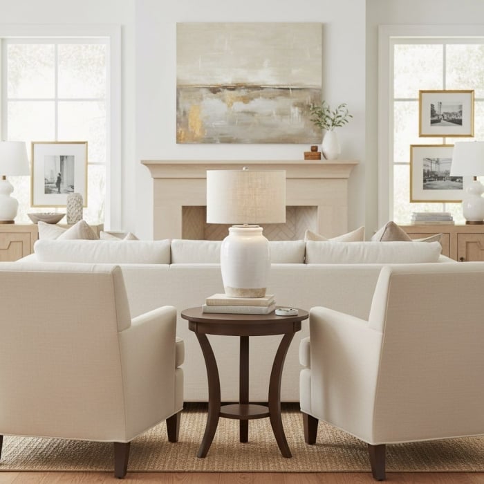 Clayra Sculptural Clay Table Lamp - Contemporary Light for Home T482