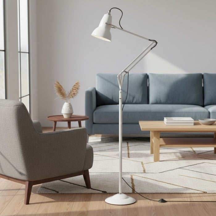 Modryx Refined Metal Floor Lamp - Adjustable Design for Reading Nook T553