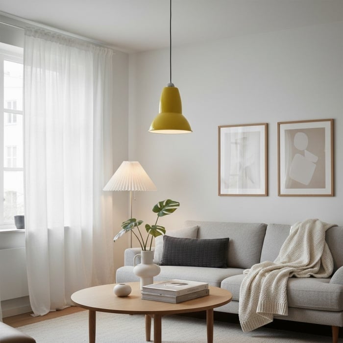 Modryx Simple Metal Hanging Lamp - Timeless Light for Home T548