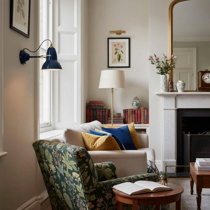 Modryx Vintage Inspired Wall Sconce - Metal Bedside Reading Light Fixture T580