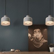 DELIA Cementowa lampa wisząca
